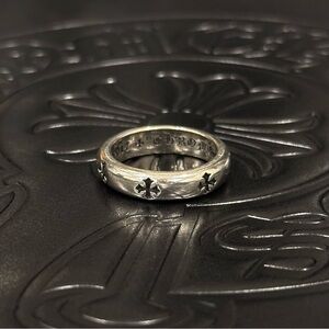 Chrome Hearts Negative Plus Silver Ring Size 9